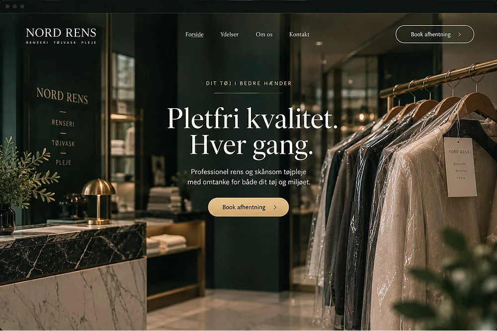 Nord Rens efter redesign: butikken i fokus og én knap til at booke afhentning