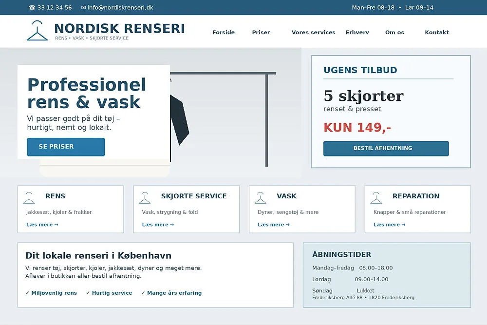 Nord Rens før redesign