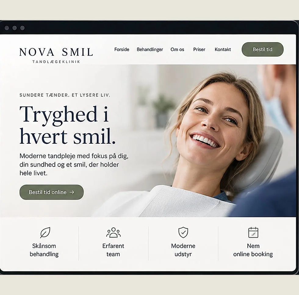 Nova Smil efter redesign: mennesker i stedet for udstyr og online tidsbestilling